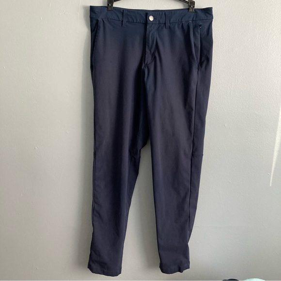 Lululemon Commission Pant Slim *Warpstreme 34" Navy Size 32 - Picture 1 of 8
